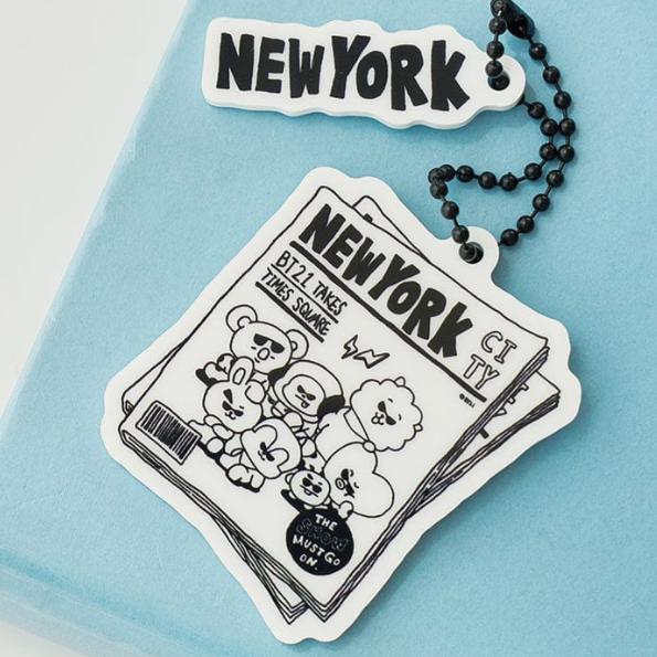 BT21 Акриловый брелок для ключей City Edition