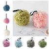 Non-scattered Bath Sponge Ball Mesh Shower Mesh Ball Hangable Shower Puff Bathroom