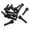 TR414 Tubeless Car Wheel Tire Valve Stems with Dust Caps Black Rubber Caps Tyre Rubber Valves with 20/4 Sets Stems Accessories