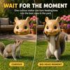 Wild Animal Feeding Station Outdoor Squirrel Feeder with Creative Simulated Head Design Durable 3D Printed Hanging Wildlife for Interactive