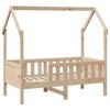VidaXL Cadre de lit d'enfants forme de maison 70x140cm bois pin massif, cadre de lit en forme de maison, cadre de lit pour 850713