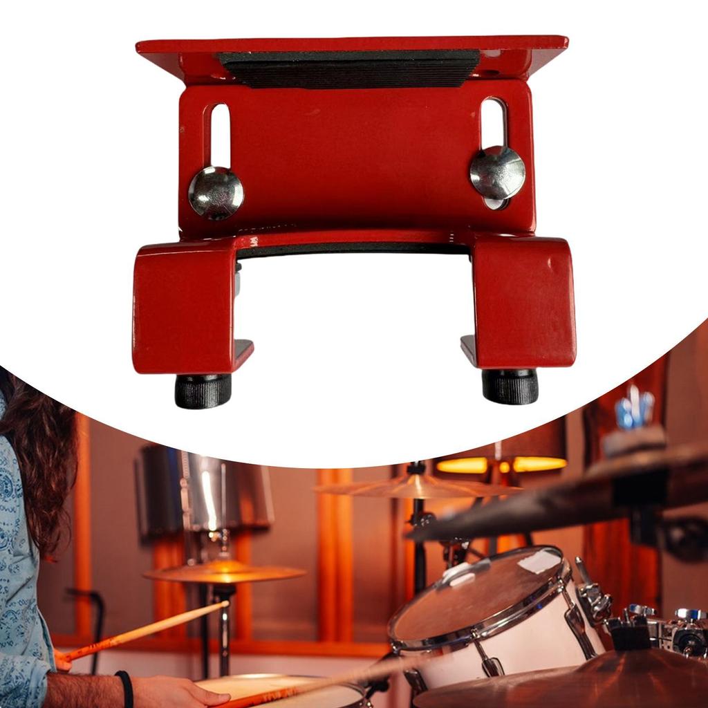 Bass Drum Platform Drum Pad Accessories Lightweight Drums Lift Fit Accessory Red