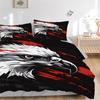 3pcs Eagle Head Duvet Cover Set -Includes 1 Duvet Cover and 2 Pillowcases, No Quilt Core, All-Season Home Decor  yy251111180