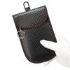 Protector Bag for Car for Key Fob Leather Car for Key Signal Blocking Pouch for Case for Car Security Anti-Theft Black R