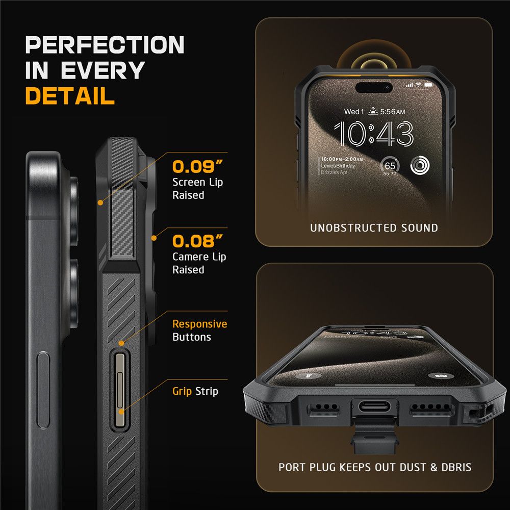 Supcase Ub Grip Mag Magsafe Iphone 16 Черный