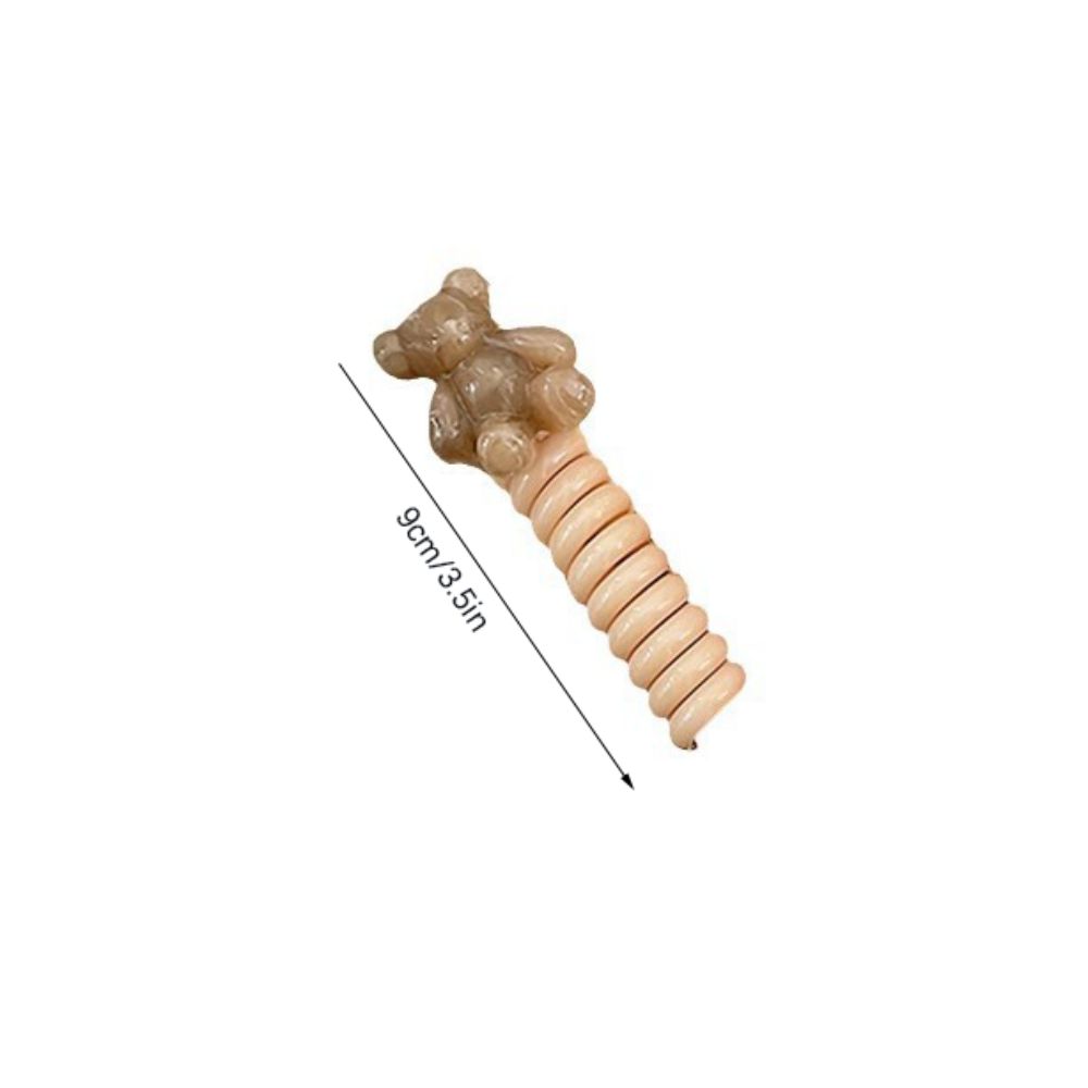 Little Bear Hair Ring Cute Telephone Cord Hair Ring High Quality Hair Rope  For Girl