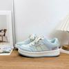 Niche Hong Kong Style Platform White Shoes Casual 2025 Spring New Versatile Board Shoes Retro Original Sports Bread Shoes