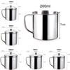 Stainless Steel Water Milk Coffee Tea Cup Camping Mug Home Travel Tumbler