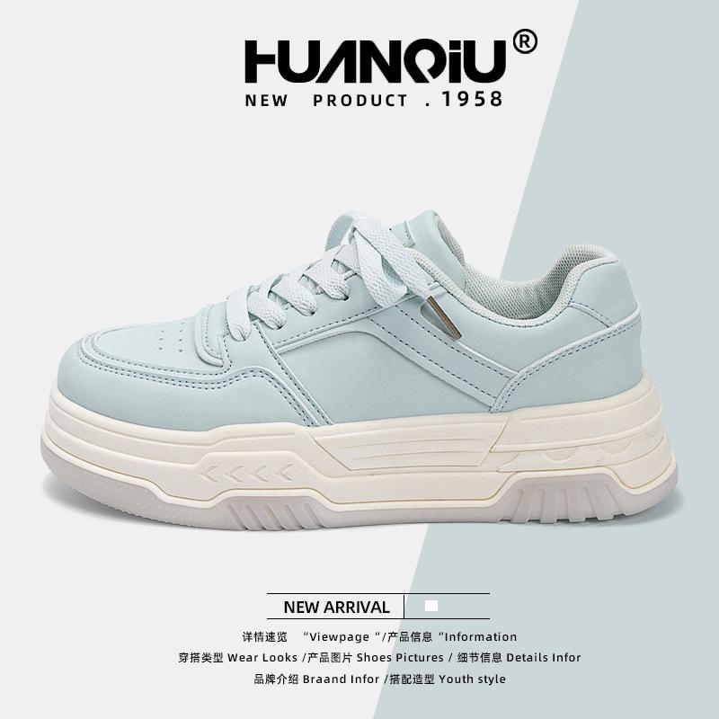 Глобальная женская обувь на платформе, увеличивающая высоту, женская обувь ZHQ5361-1, весенняя новая тенденция, универсальная ретро-спортивная обувь для женщин