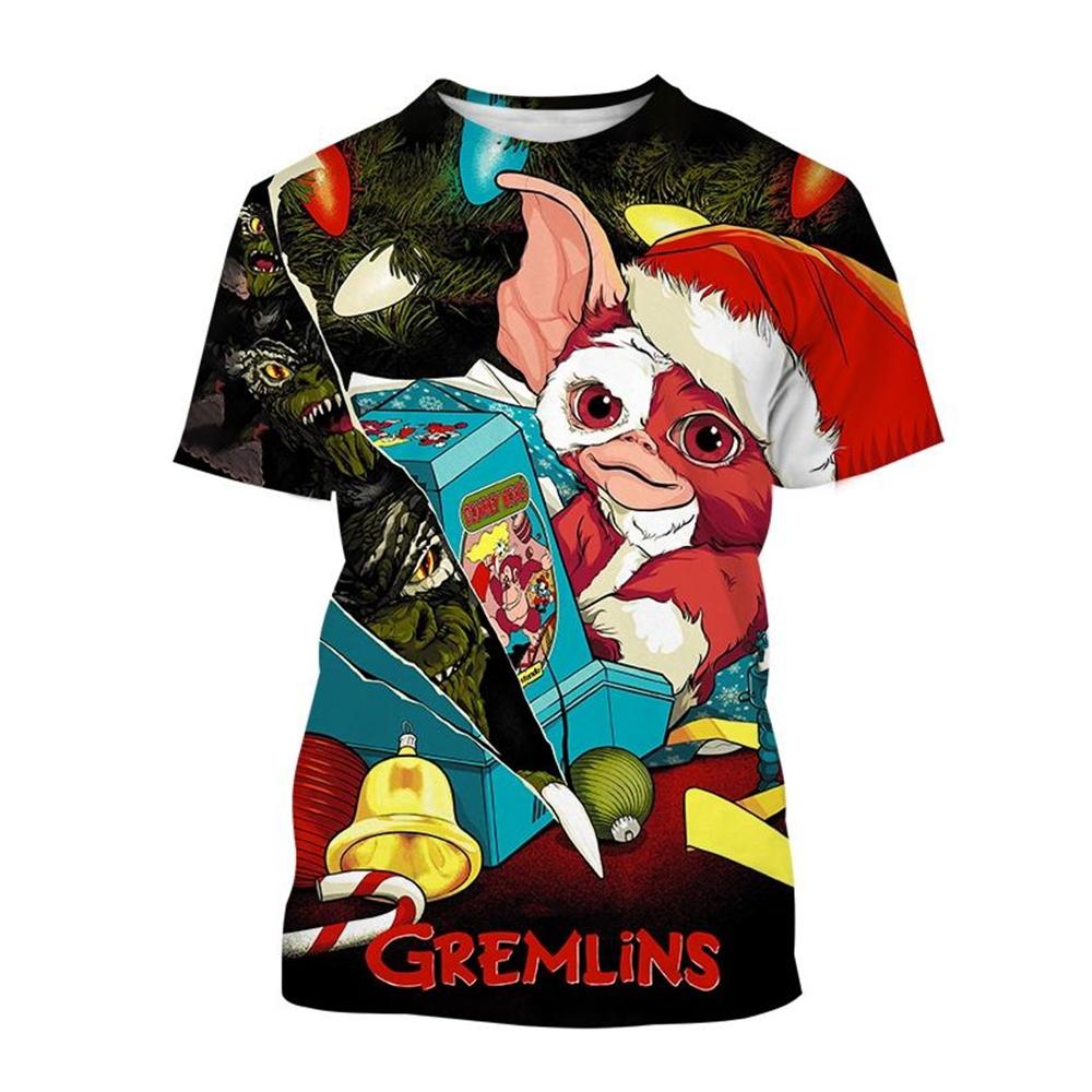 Мужские и женские футболки с 3D-принтом «Маленькое привидение», футболки с принтом кукольных монстров, рождественские фильмы ужасов, новая мода, доступная цена