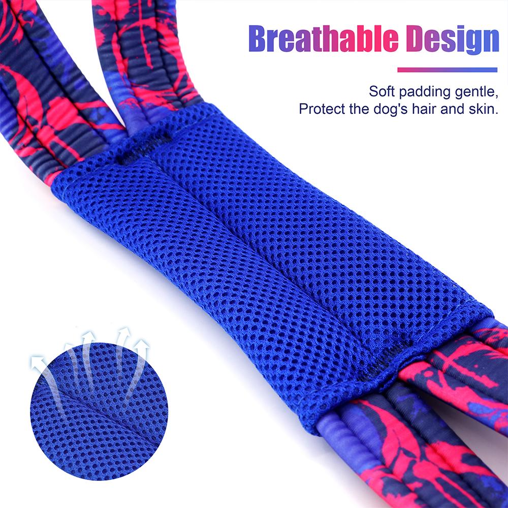 Светоотражающая шлейка для езды на собачьей упряжке, шлейка для буксировки саней для домашних животных, прочная шлейка для средних и крупных собак, скутеринг, скиджоринг