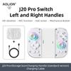 Беспроводной геймпад Aolion J20 Knight с левым и правым переключателями, джойстиком на датчиках Холла, датчиком движения, настраиваемый для аксессуаров Nintendo Switch Joy-Con
