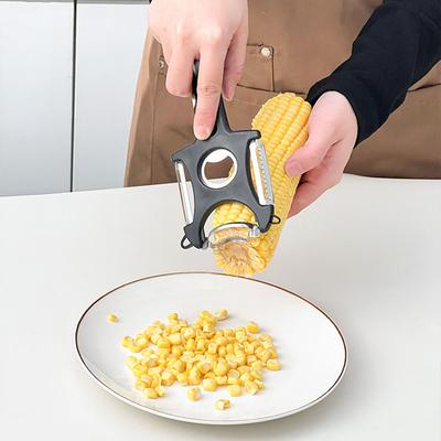 Пластиковая ручка из нержавеющей стали Ручная кукурузная молотилка Сепаратор кукурузных зерен Овощерезка Кухонные гаджеты