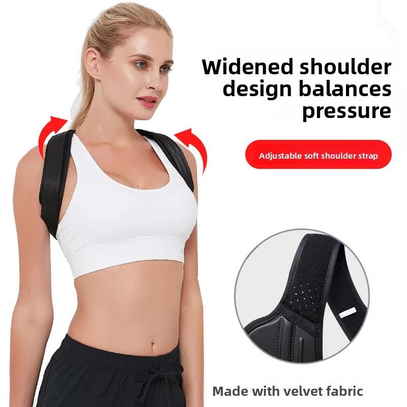 New Humpback Breathable Adjustable Height PU Material Advanced Protection Shoulder Chest Support Men Women Posture Back Running