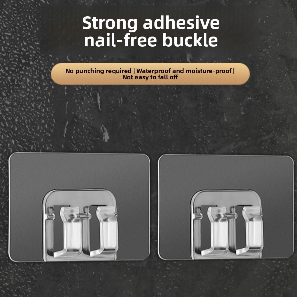 10PCS Wall-mounted Buckle Hook Multipurpose Strong Waterproof Clip Hooks