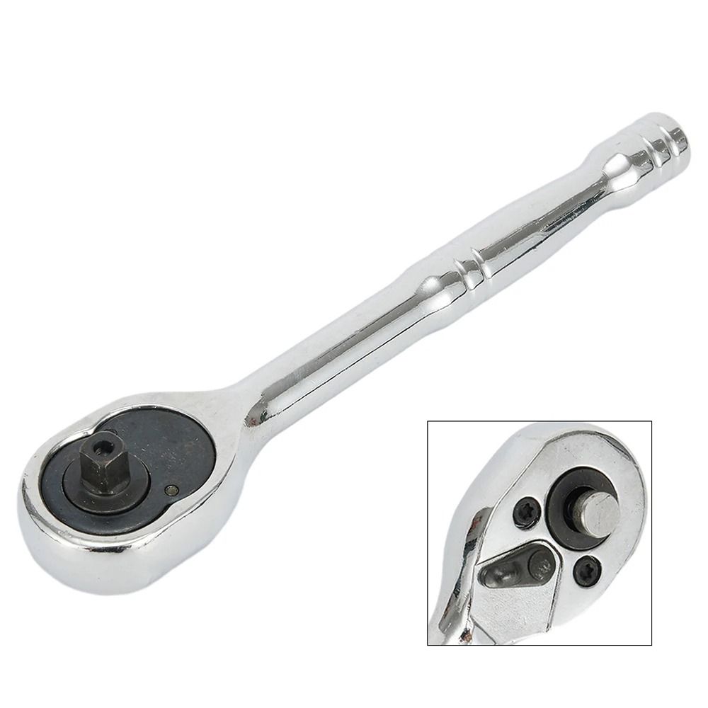1Pcs 24 Teeth Ratchet Wrench Quick Release Repairing Hand Tool Durable Socket Spanner