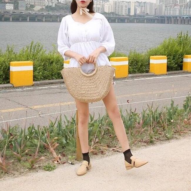 Соломенные сумки MOON, женская летняя пляжная сумка из ротанга, тканая сумка ручной работы