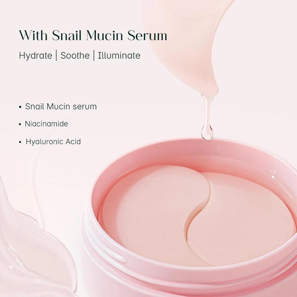 SeoulSkin Snail Mucin Under Eye Serum Patches Puffy Eyes, Hydrates ,Repairs 32pc