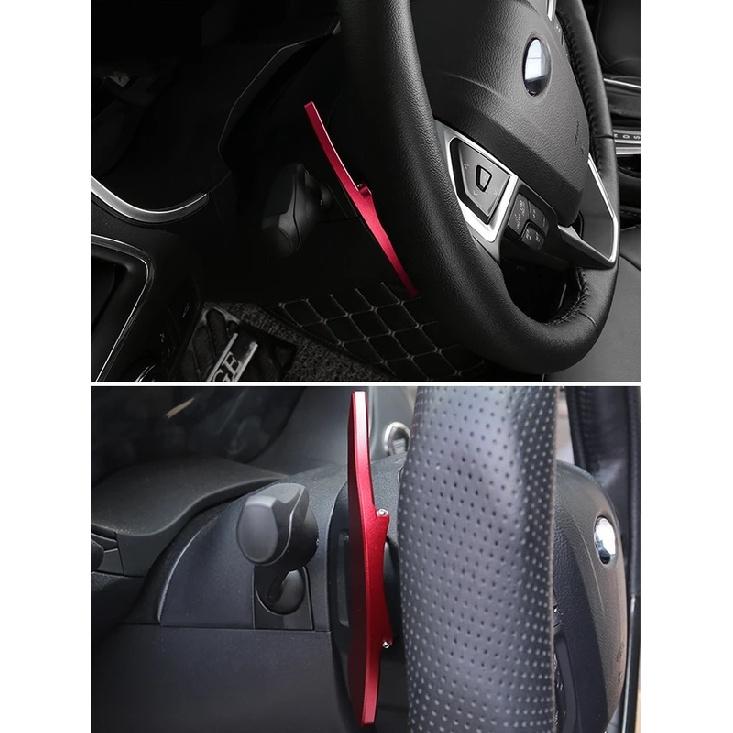 Steering Wheel Paddle Shifter Extension For Ford Mondeo MK5 Wagon Taurus S-MAX Galaxy Edge Sport Fusion DSG Stickers Styling