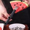 Watermelon Seeds Removal Tool Stainless Steel Watermelon Claw with Handle Fruit Cutting Gadget for Efficiently Cutting Watermelon