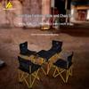 1 table 4 chairs - black (u-02)
