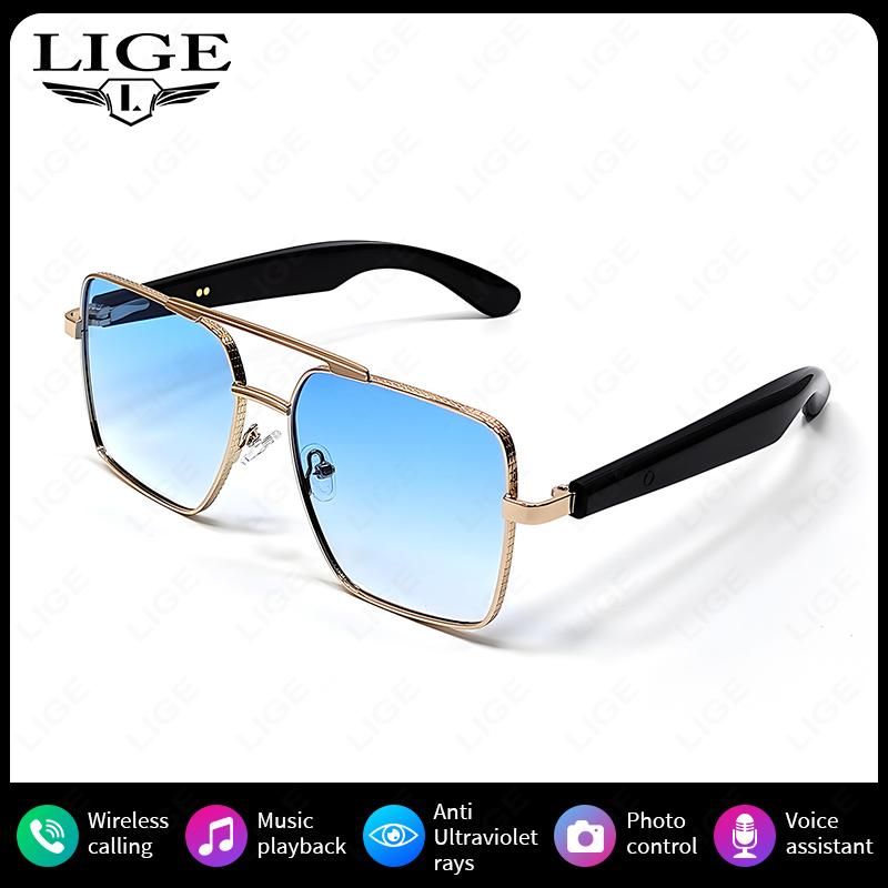 Smart Sunglasses Bluetooth Headphones Outdoor Sport Earphone AI Voice Calling Music Glasses Ultraviolet-Proof Eyeglasses