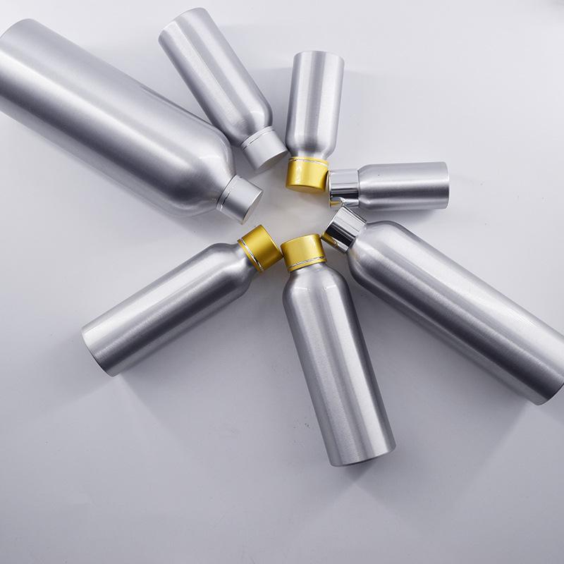 Алюминиевая бутылка с завинчивающейся крышкой - Доступна в объемах 30 мл, 50 мл, 100 мл, 120 мл, 150 мл, 250 мл, 500 мл. Идеально для образцов.