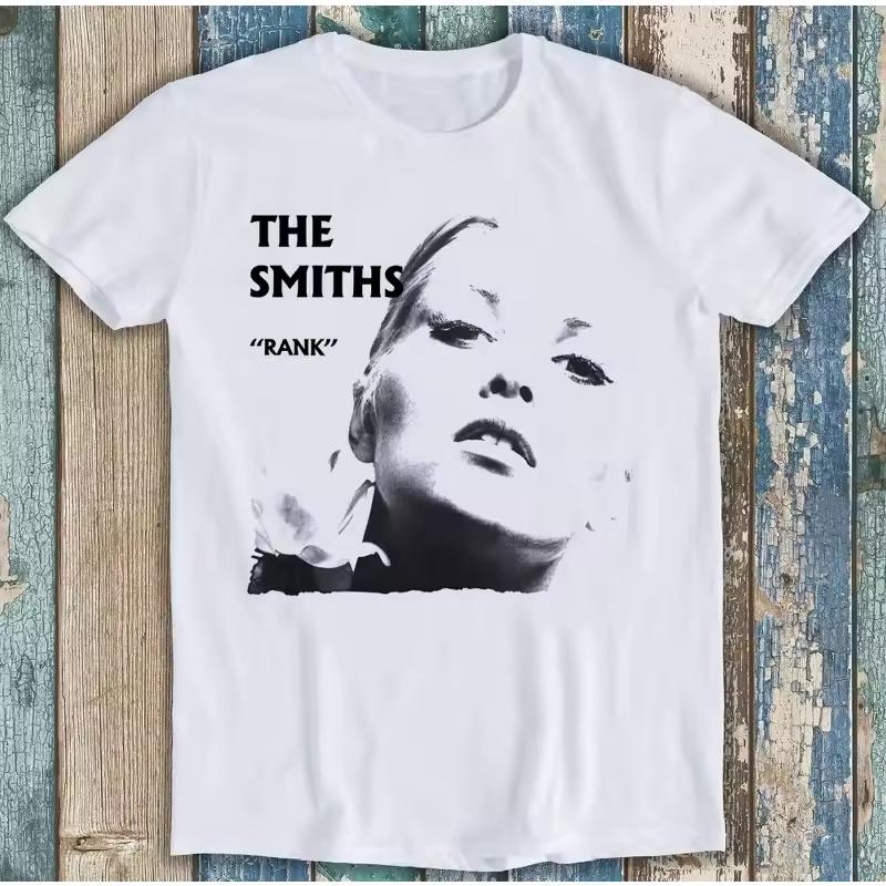 The Smiths Rank Punk Rock Poster Concert Music Gift Tee T shirt Summer unisex Loose and Breathable cotton T-shirt Top