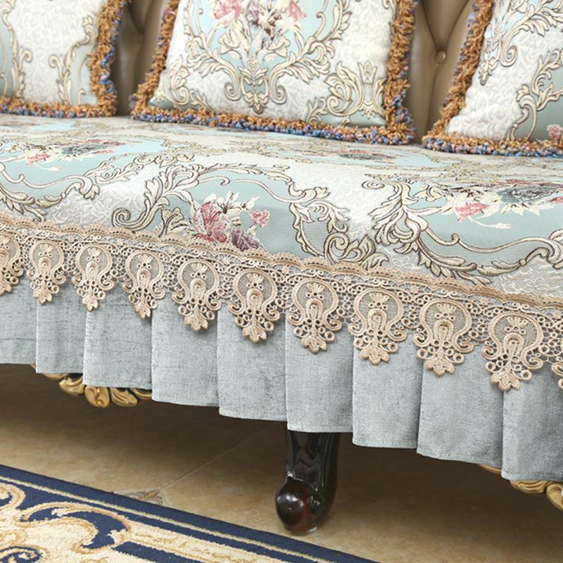 Европейская подушка для дивана, Комбинированный кожаный диван для гостиной, Нескользящая подушка для сиденья, Чехол-подушка для кресла-реклайнера, Подушка-полотенце для спинки и подлокотников