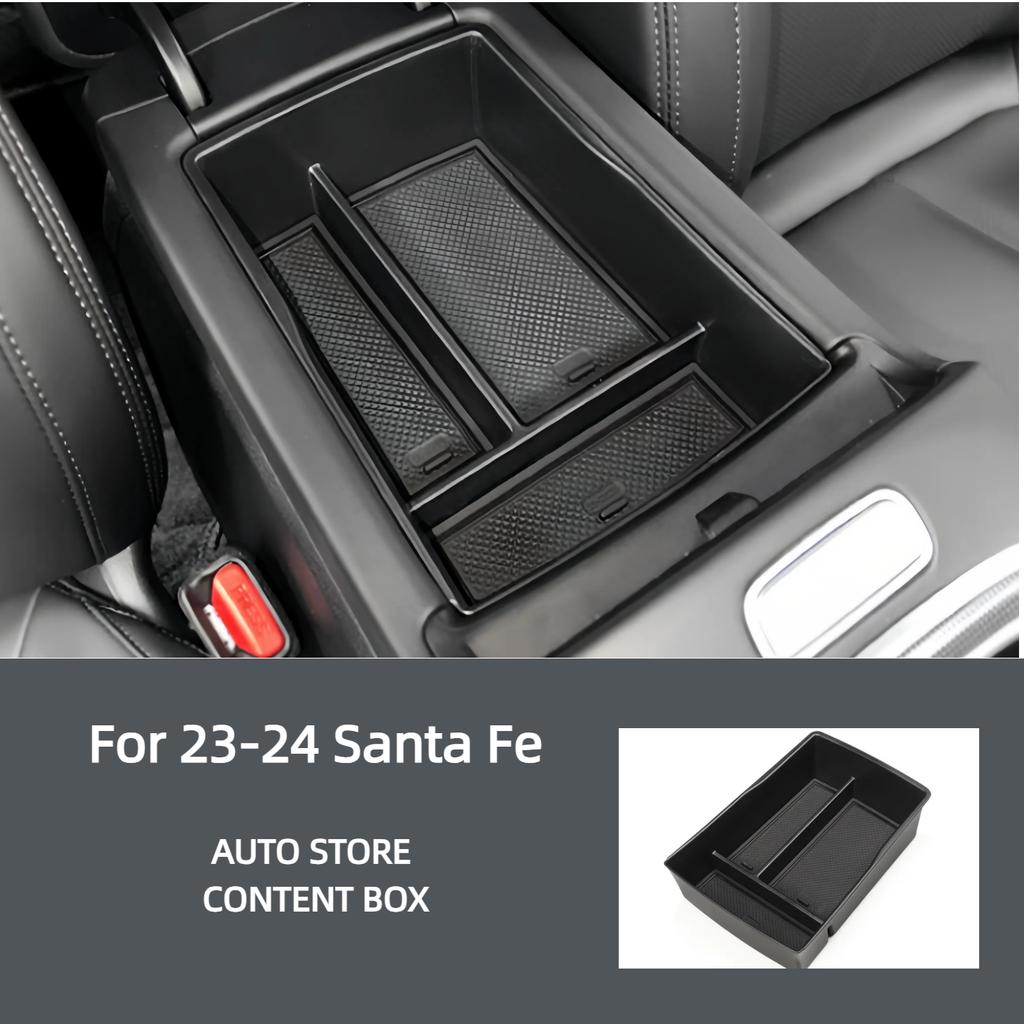 For 23-24 Santa Fe Steering Wheel Storage Box Modification Screen Box Compartment Storage Box
