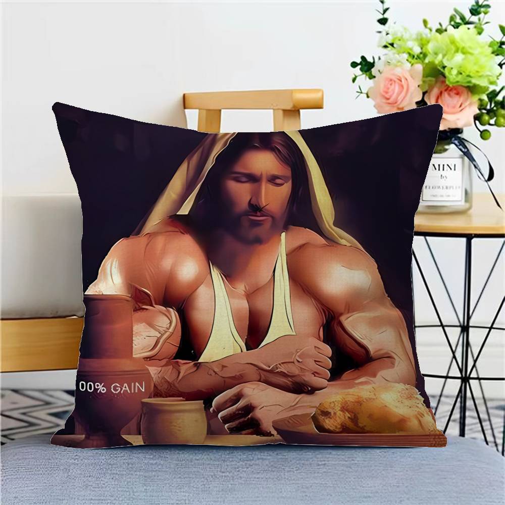 Jesus I Saw That pillow cover sofa cushion cover home room decoration children gift
