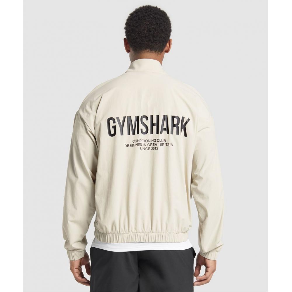 Gymshark Conditioning Club Track Jacket Pebble Grey A2c1d Gb7p