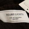 unused BEAMS LIGHTS Long sleeve Cable single rib knitting sweater 38 knit Women Used
