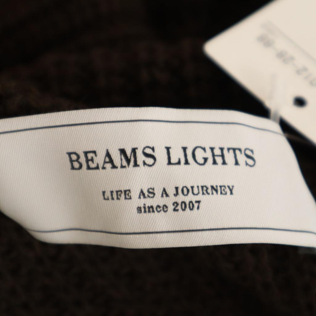 unused BEAMS LIGHTS Long sleeve Cable single rib knitting sweater 38 knit Women Used