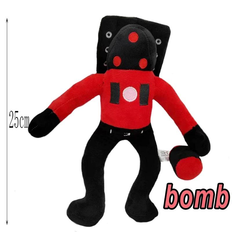Skibidi Toilet Plush Toy Upgrade Titan TV Toy Skibidi Dop Speakerman Cameraman TV Man Titans Camcordeman Plush Gift
