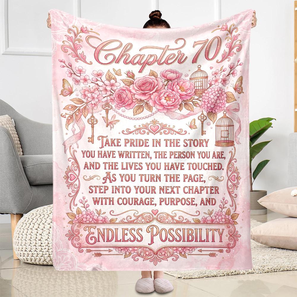 Vintage 1956 Celebration Flannel Blanket-Soft and Suitable for Sofas,Beds,Offices,Travel,All Seasons,Great Gift for Holidays and Birthdays.