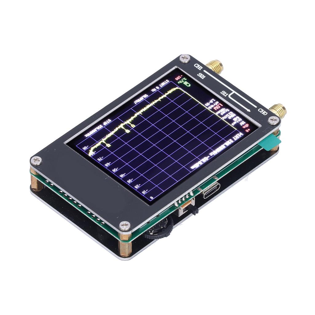 2,8-дюймовый анализатор спектра, портативные миниатюрные анализаторы частоты с сенсорным экраном 0,1?960МГц