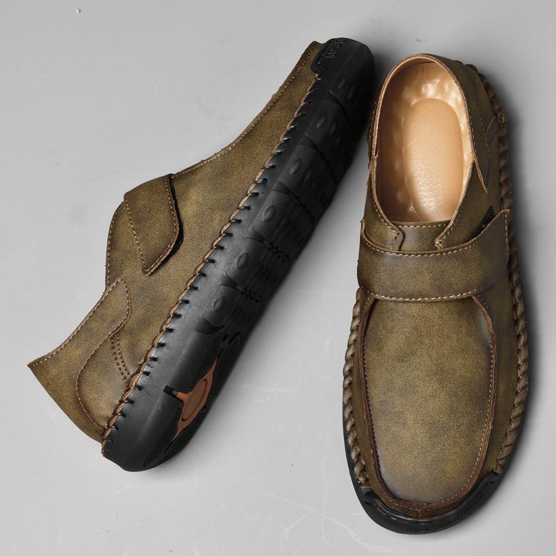 Men Slip On Outdoor Loafers Dress Shoes Smart Casual Walking Office Commuting and Travel Everyday Formal Style Sizes 38-46