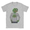 Мужская футболка P-pepe Frog Sad 100% Хлопок Одежда Смешная с коротким рукавом с круглым вырезом Футболки Большого размера Футболка