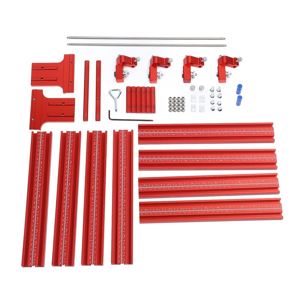 Направляющая пилы, алюминиевый сплав, деревообрабатывающий рельс, параллельный универсальный набор инструментов