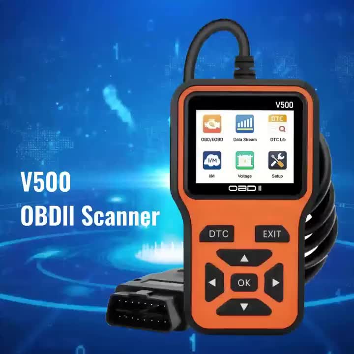 2025 г. Последний диагностический инструмент OBD2-сканер — Полный считыватель кодов двигателя с потоком данных, готовностью к вводу/управлению, тестом напряжения и стиранием