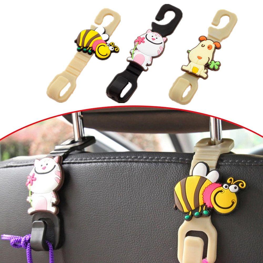 Крепление на подголовник, автомобильный зажим, автомобильный крючок, органайзер, крючок для автомобильного сиденья, зажим для спинки заднего сиденья, автомобильный мультяшный крючок