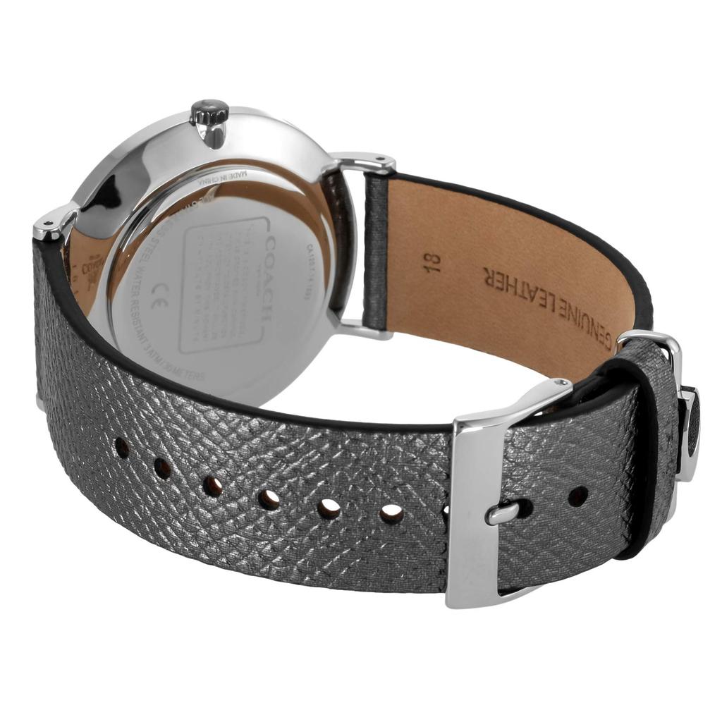 [Coach] Часы PERRY с белым циферблатом из нержавеющей стали, кварцевые, 36 мм, 14503155, женские, серые [Товар]