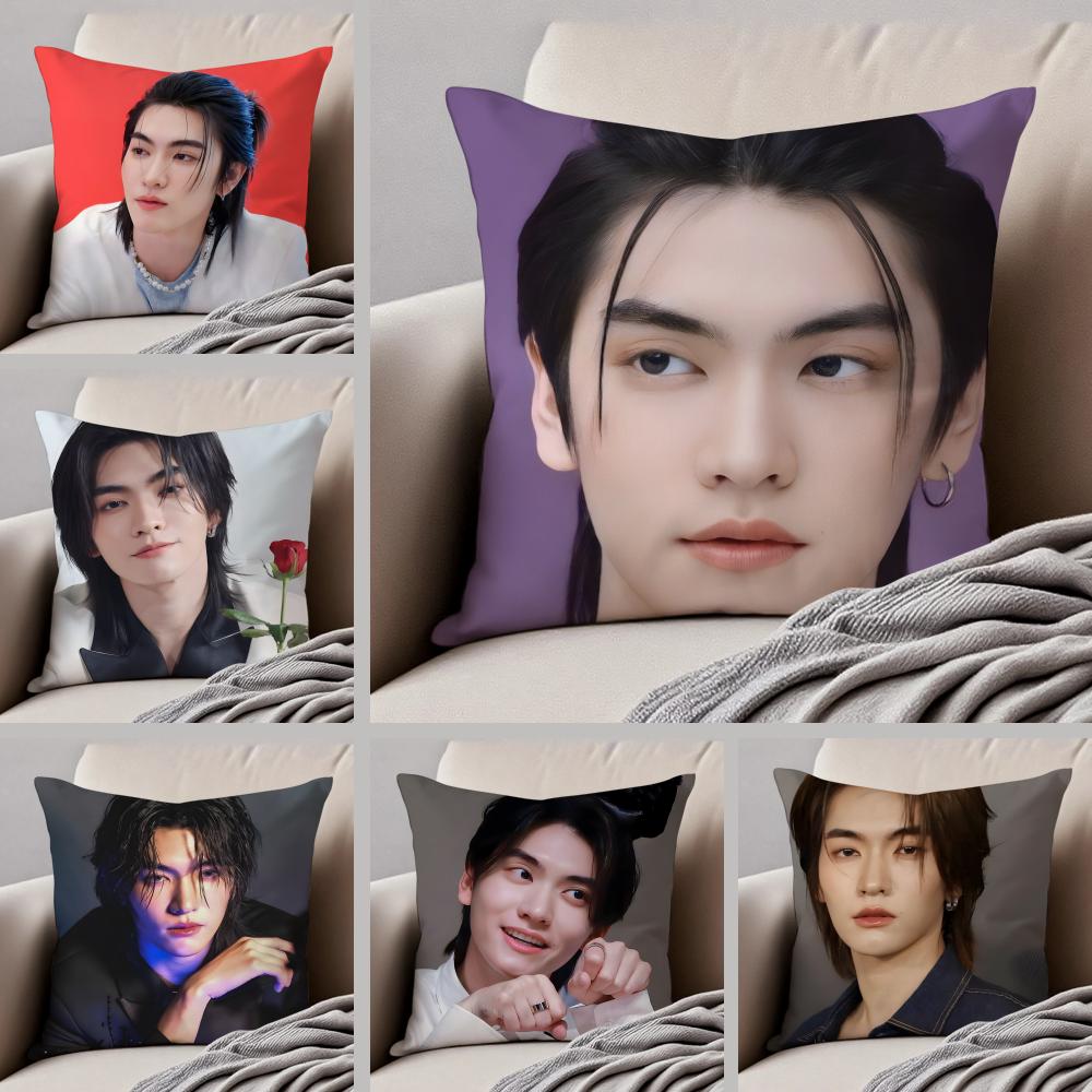 Thai actor BBoss Chaikamons star Cushion Cover Throw Pillow Cover Hidden Button Durable Polyester Chair Cushion
