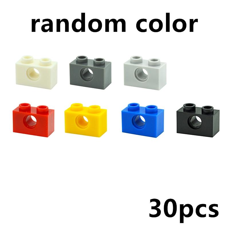 Технические строительные блоки с отверстием, объемные толстые кирпичи, комбинация с шипами, длинная балка, L-образные игрушки, высокотехнологичные детали 87087 3701 3703