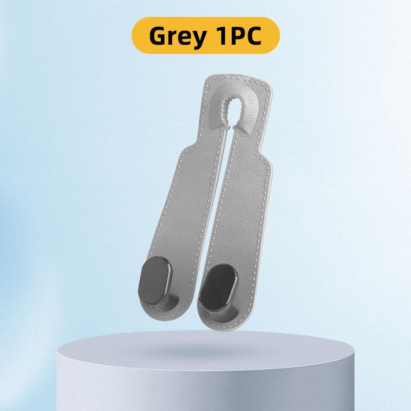 Универсальный двойной крючок для автомобиля, крючки для спинки заднего сиденья, вешалка-клипса на подголовник, 2 в 1, держатель-крючок, хранение, аксессуары для интерьера автомобиля