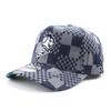 New Era Cap 9FORTY New York Mets MLB A-FRAME DENIM NAVY PATTERN SNAPBACK CAP NEW YORK METS Hat 940AF A-Frame Blue [Used]