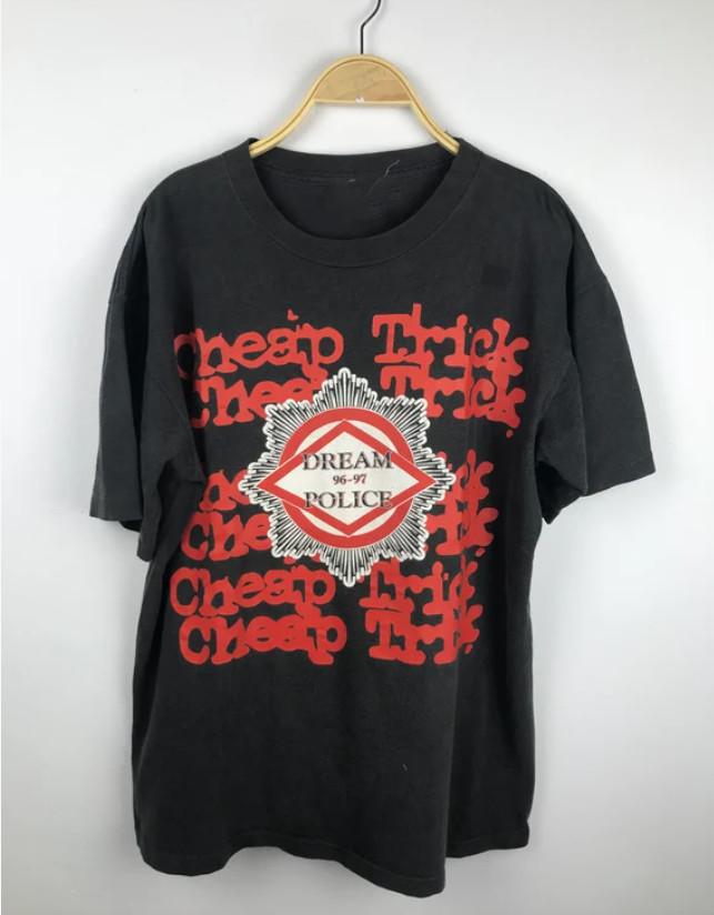 Дешевая футболка унисекс с коротким рукавом Cheap Trick dream police MK752