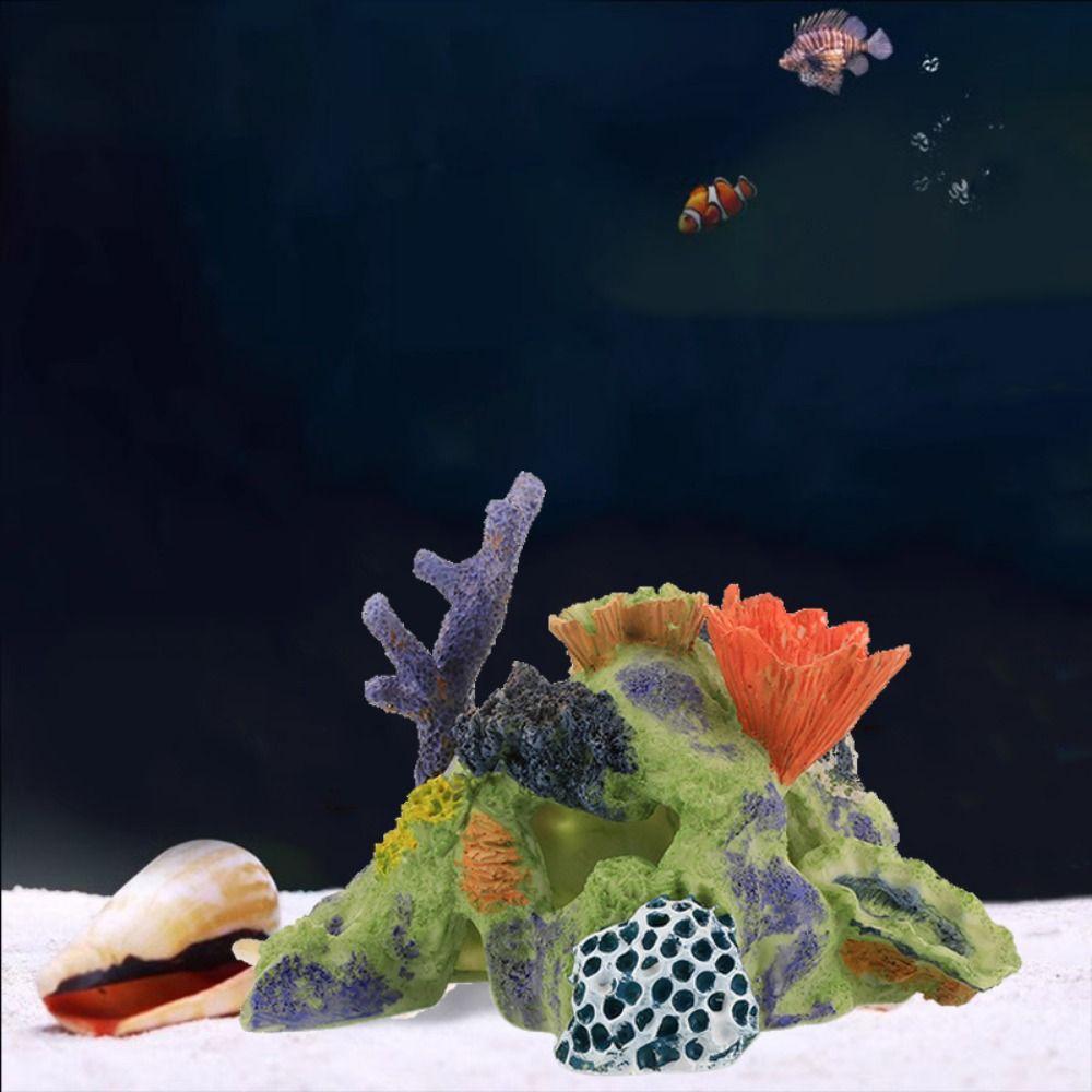 Декоративный искусственный коралловый риф из смолы, украшение кораллового рифа, коралловый ландшафт, аквариум