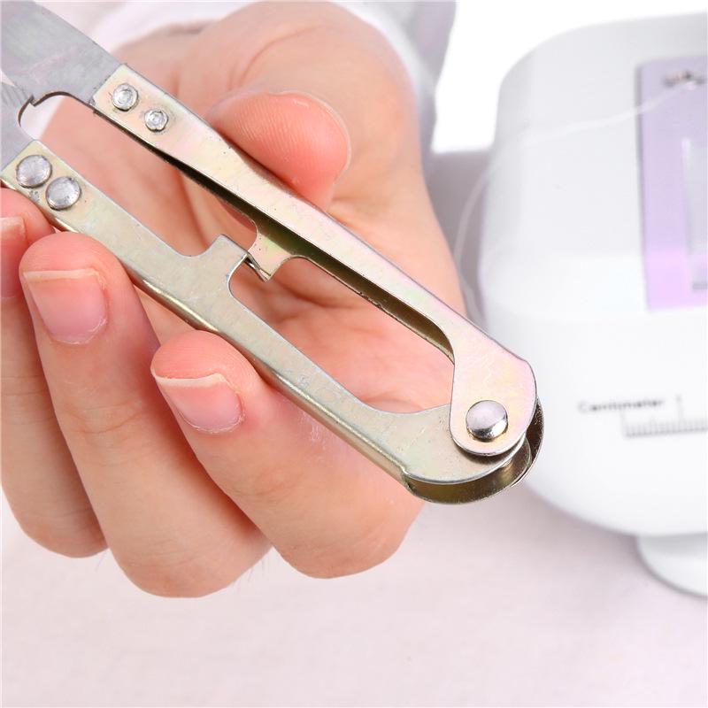 U-shaped Spring Scissors, Sewing Thread End Scissors, Cross Stitch Small Scissors Household Clothes Thread Small Scissors